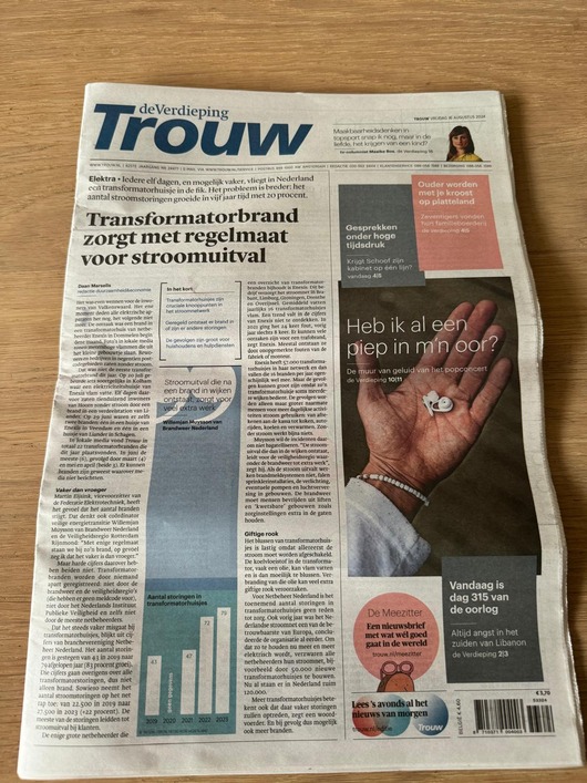 Transformatorbrand zorgt met regelmaat voor stroomuitval
